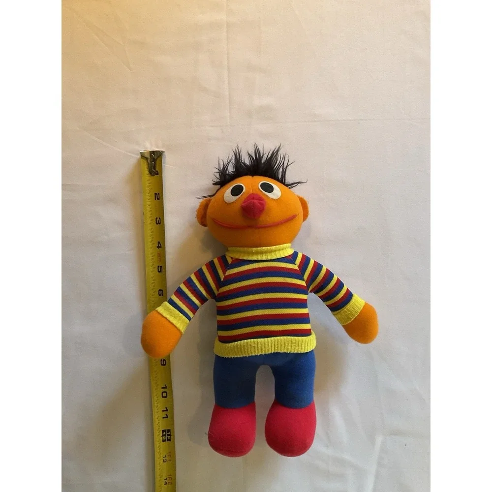 Vintage Hasbro Sesame Street Ernie Plush Soft‎ Stuffed 1984 1985